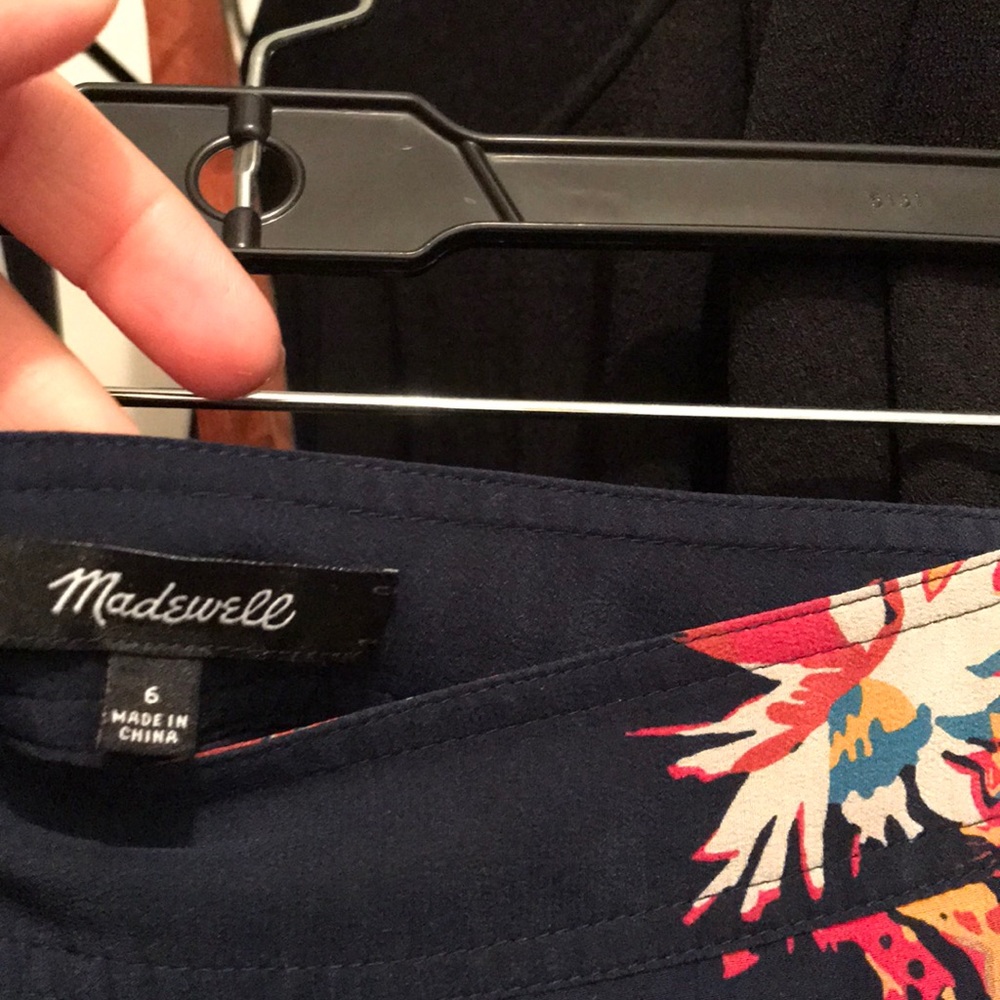Madewell cactus flower print midi skirt. 6 - Picture 5 of 6
